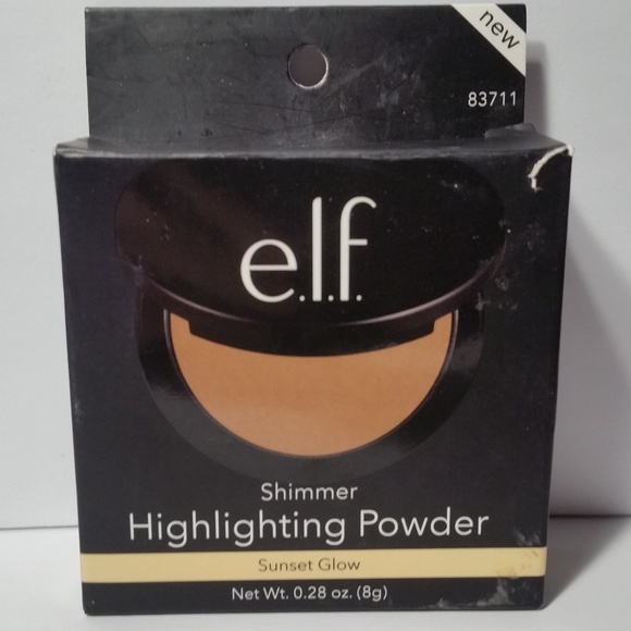 ELF Shimmer Highlighting Powder Sunset Glow e.l.f - Picture 1 of 5